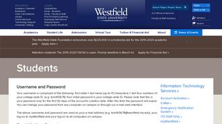 Students | Westfield State University