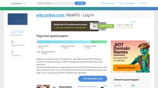 Access wfg-online.com. MyWFG - Log In