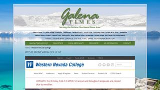 Western Nevada College – Galena Times