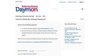 How do I reset my Workday password? – Global Support Interactions ...