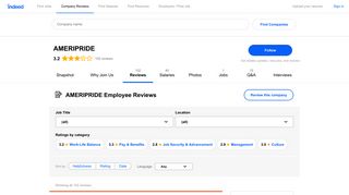 Working at AMERIPRIDE: Employee Reviews about Work-Life ...