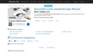 Myworklife online ameripride login Results For Websites Listing