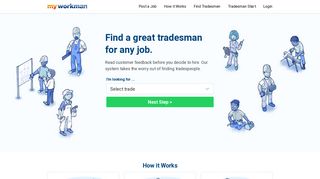 MyWorkman.co.uk - Find Recommended Local Tradesmen