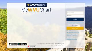 Terms and Conditions - MyWVUChart