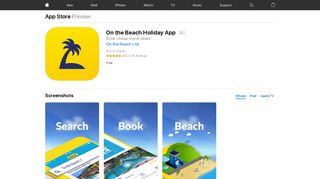On the Beach Holiday App on the App Store - iTunes - Apple