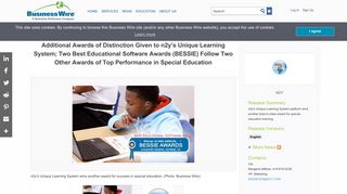 Additional Awards of Distinction Given to n2y's Unique Learning System