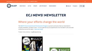 NAACP | ECJ News! Newsletter