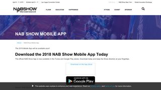 NAB Show Mobile App | NAB Show