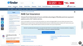 NAB Car Insurance | finder.com.au