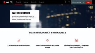 Investment lending – Margin Loan and Equity Lending - NAB