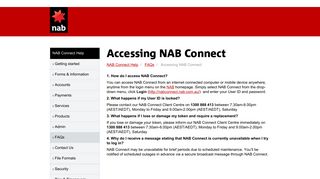 Accessing NAB Connect - nabconnectcontent