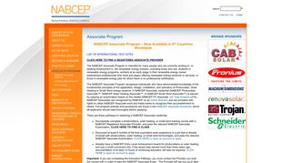 Associate Program | NABCEP