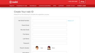 Create a nabi ID
