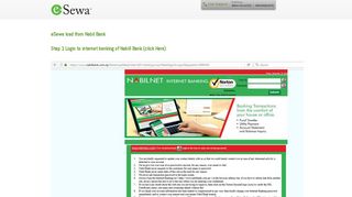 eSewa load from Nabil Bank - eSewa - Home