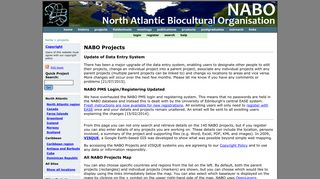 NABO Projects - North Atlantic Biocultural Organization