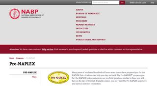 Pre-NAPLEX | National Association of Boards of Pharmacy - NABP