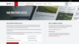 NAB Portfolio Access - nabtrade