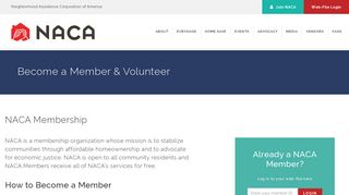 Become a NACA Member