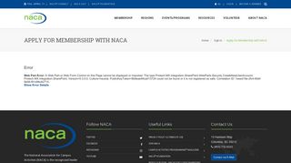 Sign In - Apply for Membership with NACA