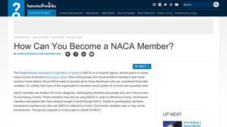 How can you become a NACA member? | HowStuffWorks