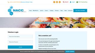 Login | National Association of Care Catering