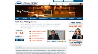 Mobile Apps: The Legal Issues - CLE Course : Online CLE ... - NACLE