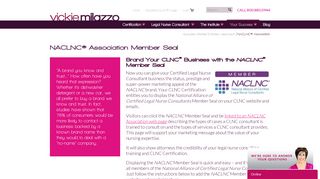 NACLNC® Association Member Seal | Vickie Milazzo Institute