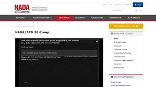 NADA/ATD 20 Group - National Automobile Dealers Association
