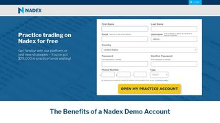 Demo Trading Platform | Nadex
