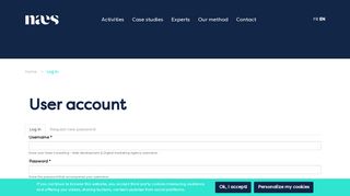 User account | Naes Consulting - Web development & Digital ...