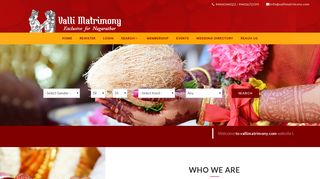 Valli Matrimony | Nagarathar Matrimonial Services | Match Making | India