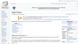 Nagle College - Wikipedia