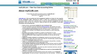 ICLUBcentral - myICLUB.com -- Your Investment Club Accounting ...