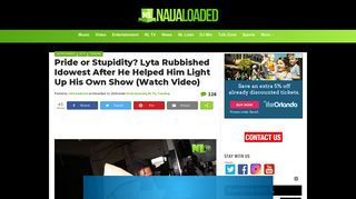 Pride or Stupidity? Lyta Rubbished Idowest After He ... - Naijaloaded