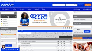 NairaBet - The home of sports betting