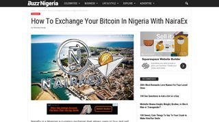 NairaEx: Buy/Sell Bitcoin, Register, Login, Contact, Review