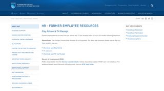 HR - Former Employee Resources - Nait