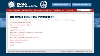 Information for Providers | National Association of Letter Carriers ...