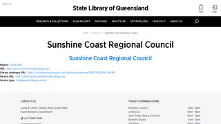 Sunshine Coast Libraries (State Library of Queensland)