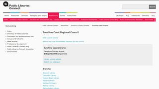 Sunshine Coast Libraries (Public Libraries Connect)