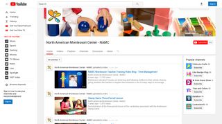 North American Montessori Center - NAMC - YouTube