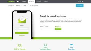 Professional Email Accounts for Your Business | Name.com