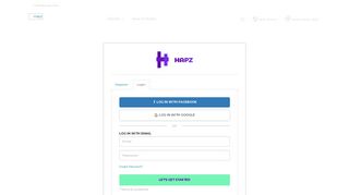 Login | Hapz - Name Your Own Price