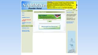 NAMM California - Provider Portal