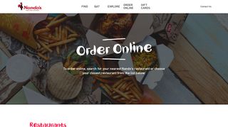 Order Nando's online - Nando's Peri-Peri Chicken