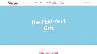 Nando's Gift Card | Check Balance | Buy a Gift Card - Nando's Peri-Peri