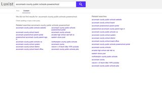 accomack county public schools powerschool - Luxist - Content Results