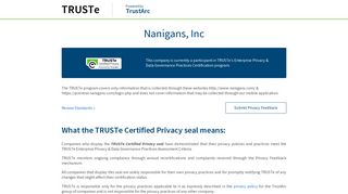 Nanigans, Inc's policies for online privacy and online safety are ...