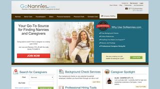 GoNannies.com - Find Nannies and Other Home Caregivers