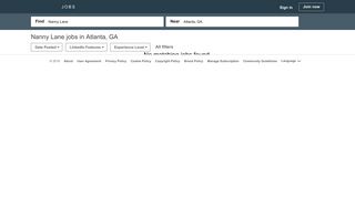 1 Nanny Lane Job in Atlanta, GA | LinkedIn